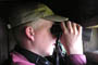Martin Jessen obser i et af fugletrnene ved Boeker Mhle Fischteiche, d. 28.05.2004. Bjarne Nielsen